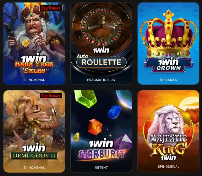 New and trending casino games available on 1win Bangladesh right now
