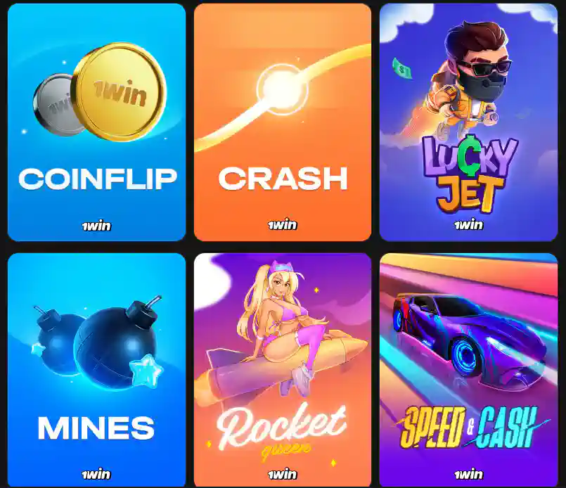 Most popular crash games like Aviator and Lucky Jet on 1win Bangladesh