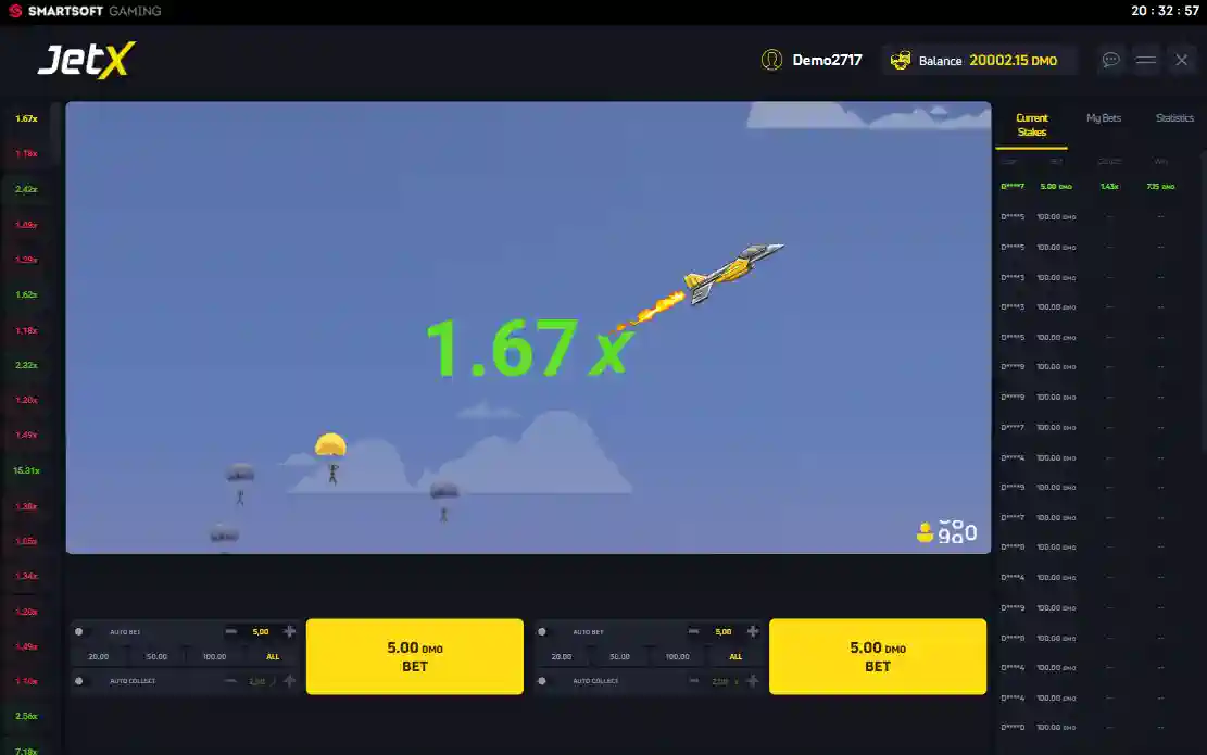 Play JetX crash game for real cash prizes on 1win Bangladesh