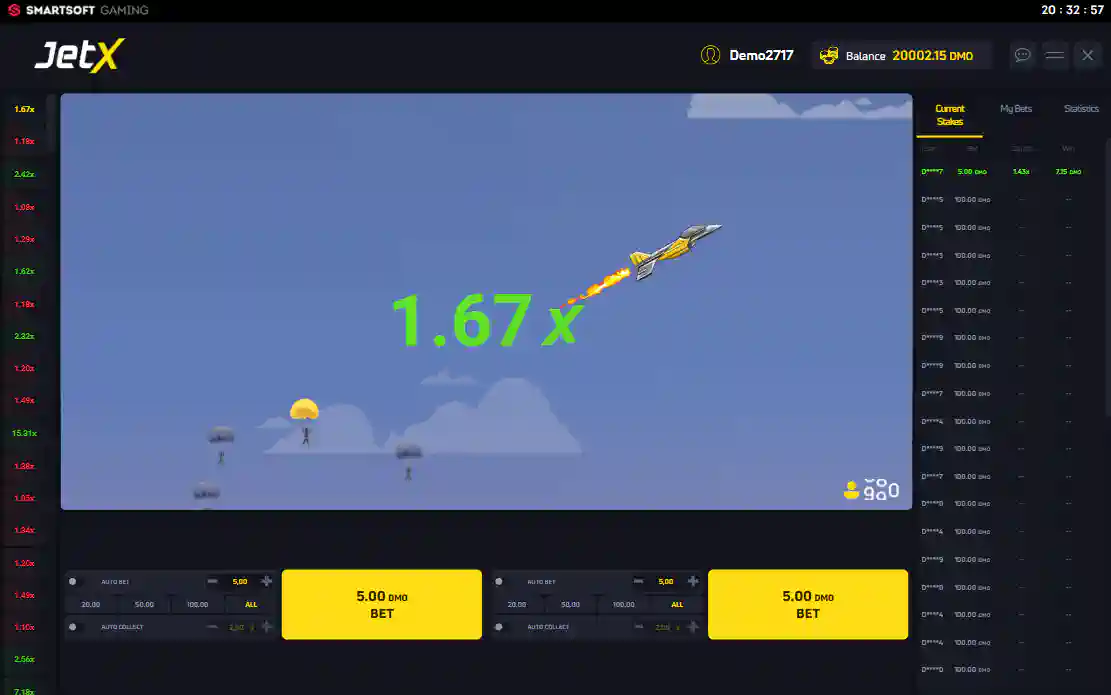 Play JetX crash game for real cash prizes on 1win Bangladesh