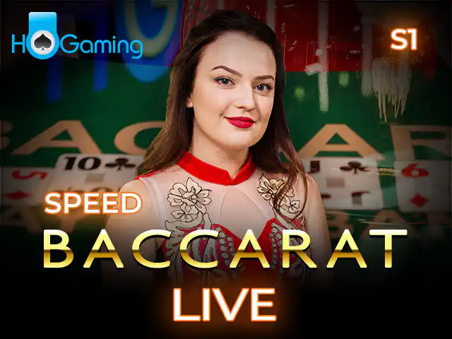 S1 Speed Baccarat — 1win fast baccarat with a real dealer